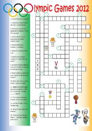 Olympics 2012 Crossword Puzzle