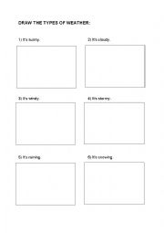 English worksheet: seasons01