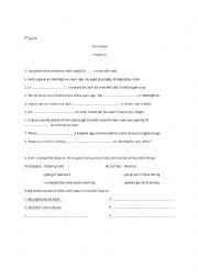 English Worksheet: Used to 