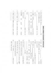 English Worksheet: simple present vs present continuous