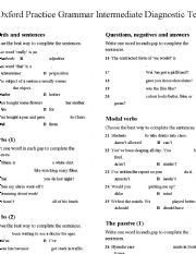 English Worksheet: progress test