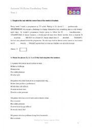 English Worksheet: abcminhman