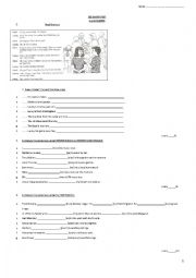 English Worksheet: TEST