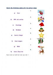 English Worksheet: More Christmas Words