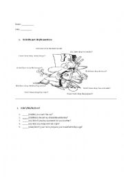 English Worksheet: past simple