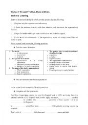 English Worksheet: 3rd grade module II section II