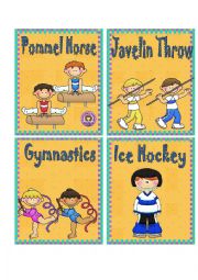 SPORTS 3 - FLASH CARDS