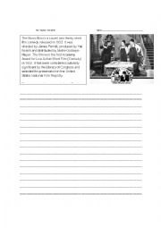 English Worksheet: Laurel and Hardy - The Music Box