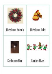 English Worksheet: Xmas symbols 6 of 6