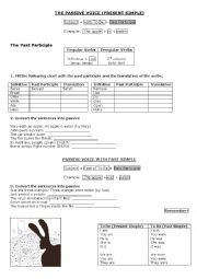 The Passive Voice Present And Past Simple Esl Worksheet By Martea