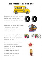 Song: The wheels on the bus (+ activity)
