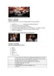 Analyze this a movie worksheet part one