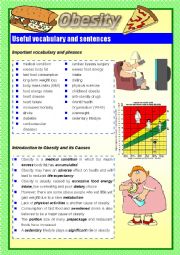 Obesity worksheets