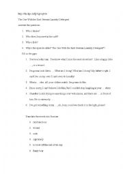 English Worksheet: Friends, season 1 episode 5