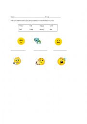 English Worksheet: FACES