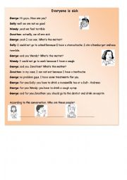 English Worksheet: health