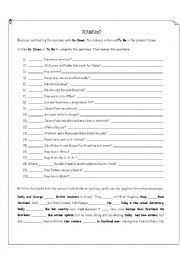 English Worksheet: TOBEDO