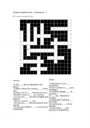 verbs crossword