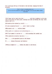 English Worksheet: Vocabulary on the topic relationship