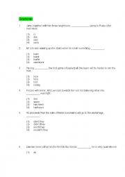 English Worksheet: English test elementary