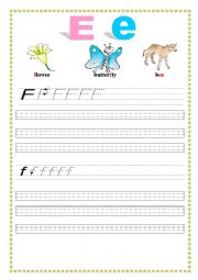 Alphabet Ff - ESL worksheet by Massara