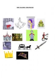 English Worksheet: Fairy tale cards