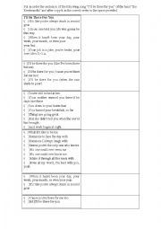 English Worksheet: Ill be there for you - Friends