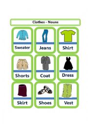 Describing clothes worksheets