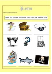 English Worksheet: Pirates