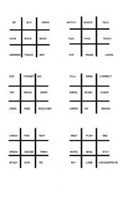 TIC-TAC-TOE with Verbs