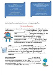 English Worksheet: Simple Past - Present Perfect