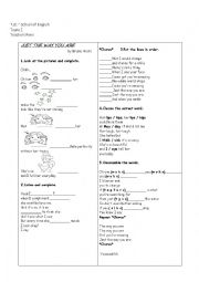 English Worksheet: Just the way you are