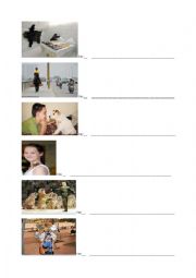 English Worksheet: read by using picture 