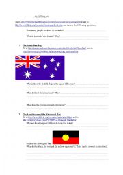 English Worksheet: webquest Australia