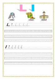 English Worksheet: Alphabet Ll