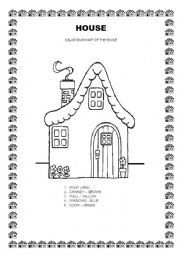 English Worksheet: Home