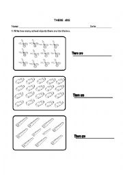 English Worksheet: There are