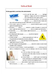 English Worksheet: verb tenses