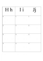 Beginning Letter Sound H,I,J