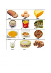 English Worksheet: Food Printable