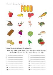 Food - ESL worksheet by gagui85