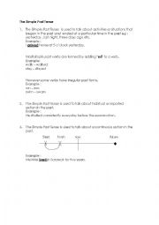 English Worksheet: simple  past  tense 