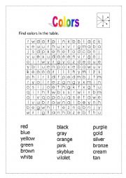 color wordsearch game