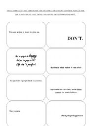 English Worksheet: GOING TO, QUOTES