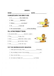 English Worksheet: BASIC QUIZ