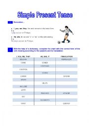 English Worksheet: Simple Present - About broccoli and cauliflower