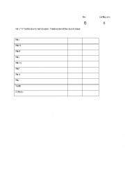 English Worksheet: pronounciation