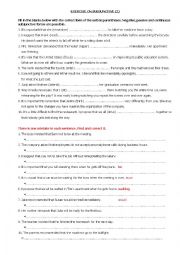English Worksheet: Exercise on Subjunctive (2)