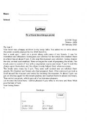 English Worksheet: Letter Writing