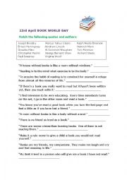 World Book Day 23rd April